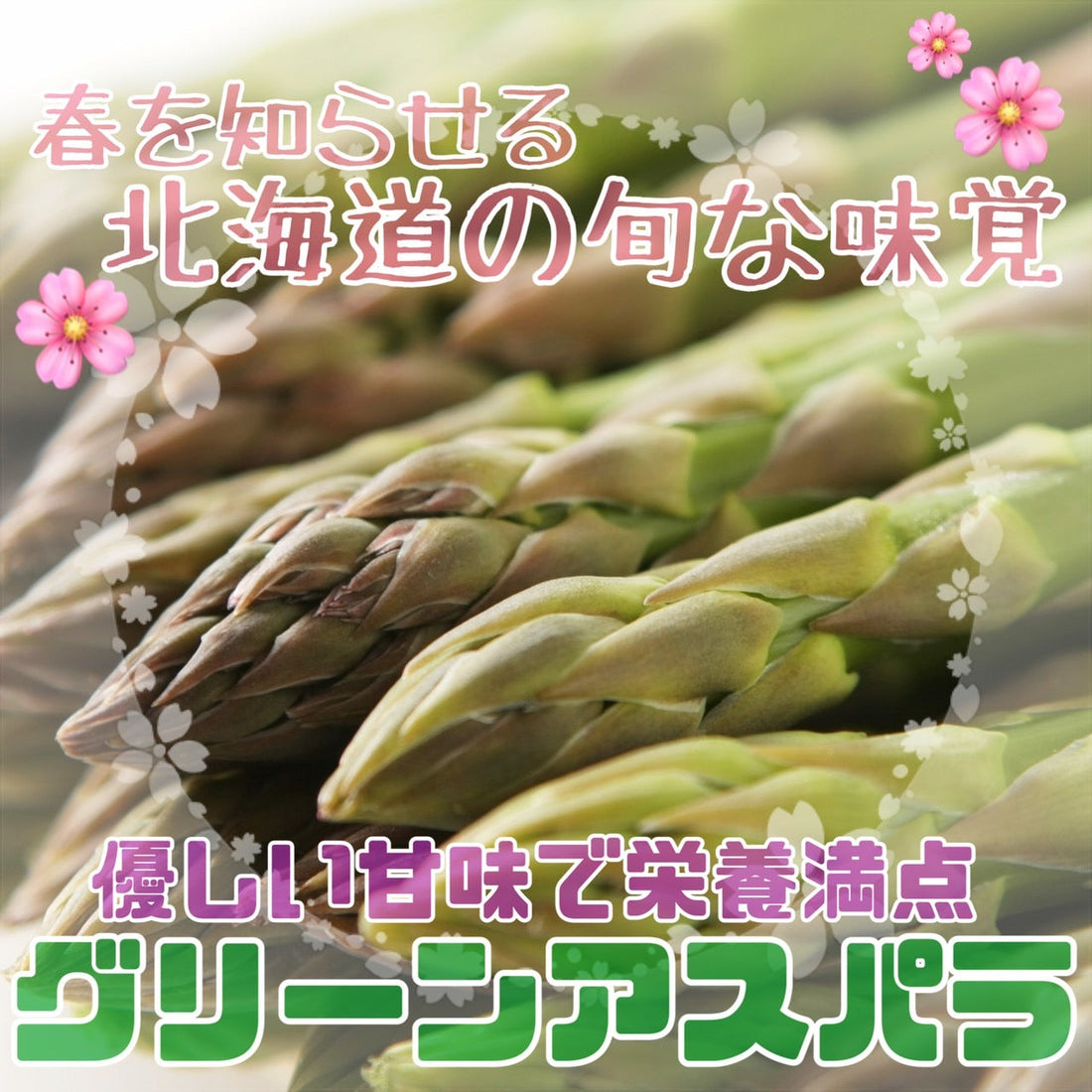 「アスパラ予約販売のお知らせ」と「新メンバー紹介」のご報告。