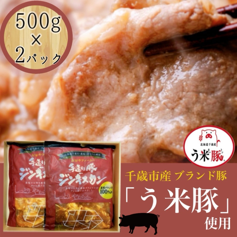 う米豚ジンギスカン(500パック×2)