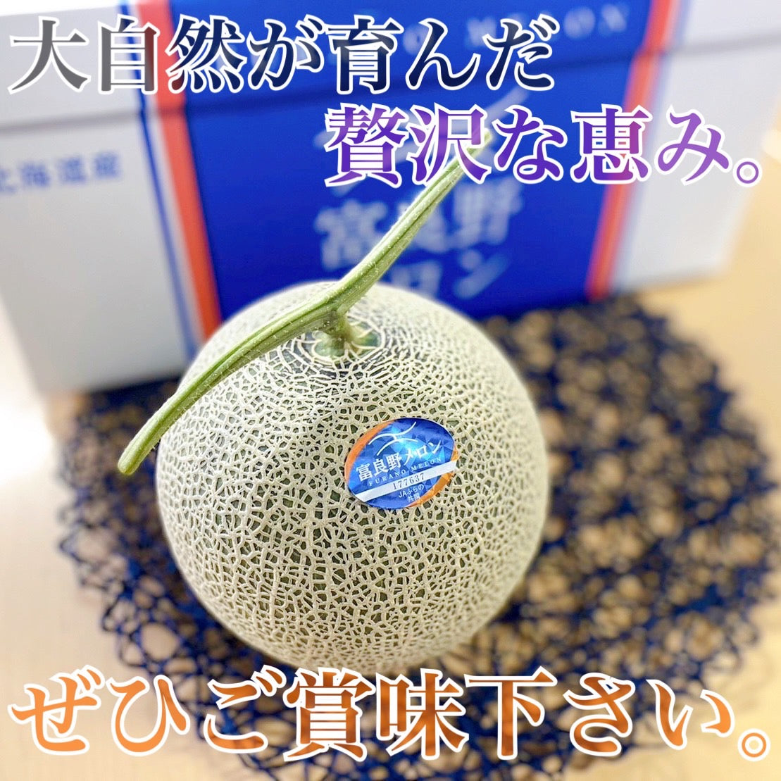 富良野メロン(優品UP 5玉入り×1ケース)